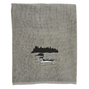 Grey Area Loon Bath Towel