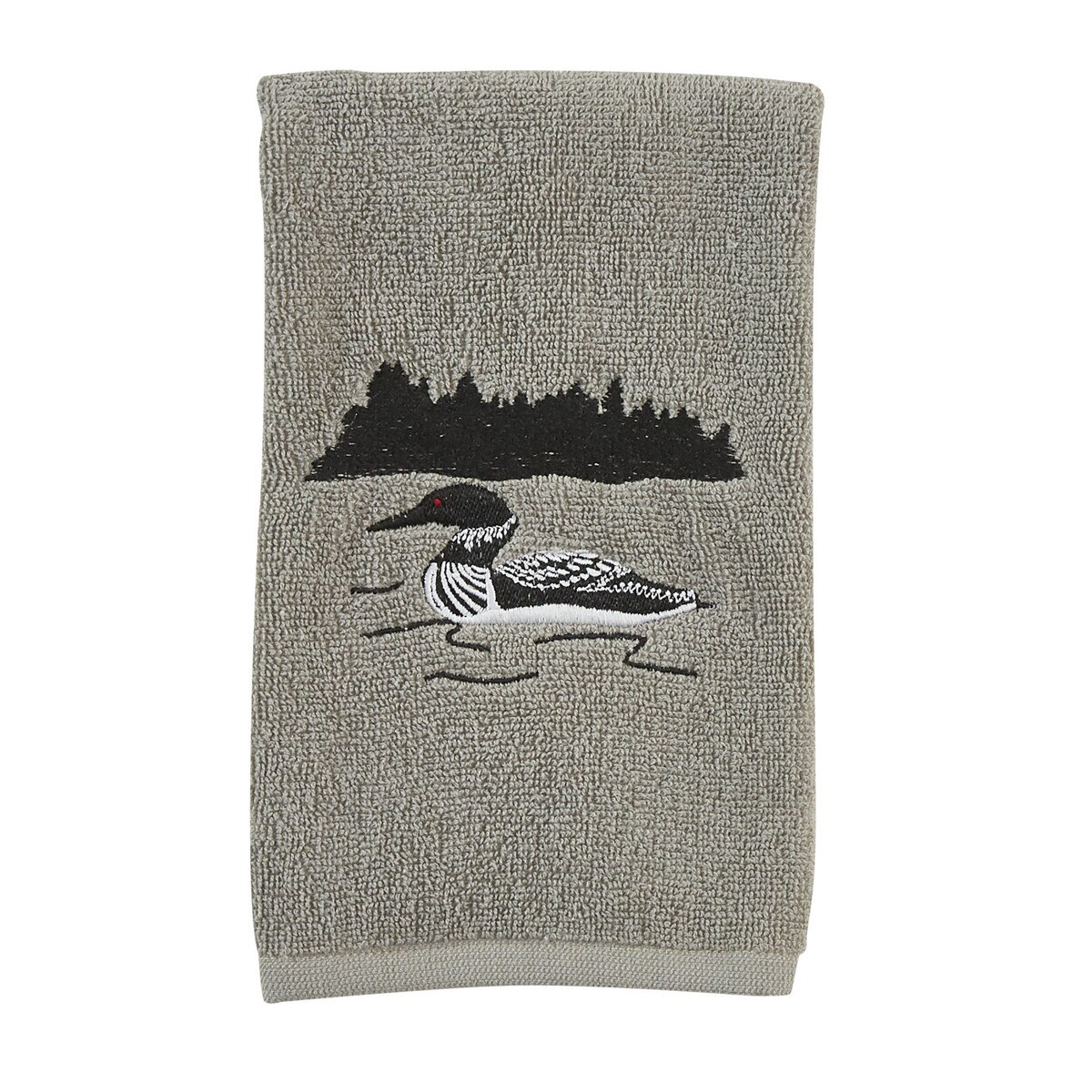 Grey Area Loon Fingertip Towel