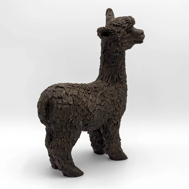 LO Alpaca Handmade Ceramic Sculpture by Bronwen Weber