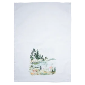 Lake Scene Tea Towel Set of 4