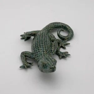 Lezly the Lizard Handmade Ceramic Sculpture by Bronwen Weber