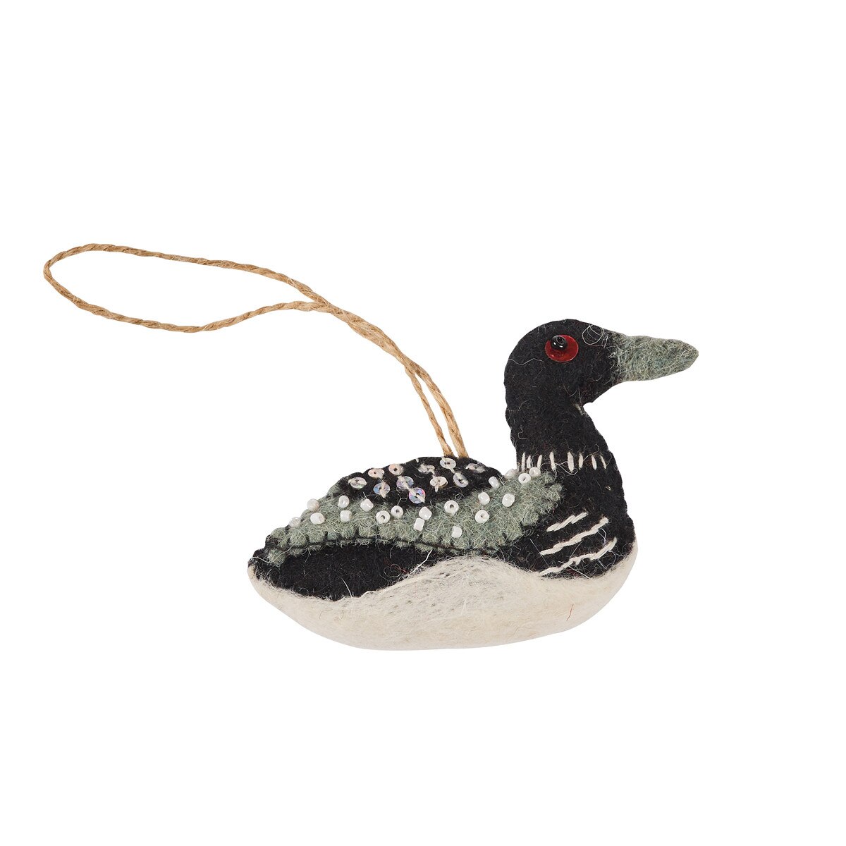 Loon Felt Ornament