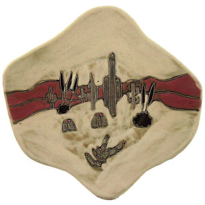Mara Stoneware 12" Dinner Plate - Desert Scene