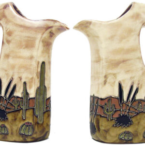 Mara Stoneware 32oz Pitcher - Desert Scene