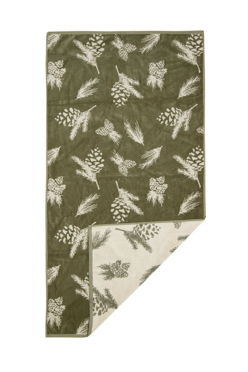Pinecone Bath Towel