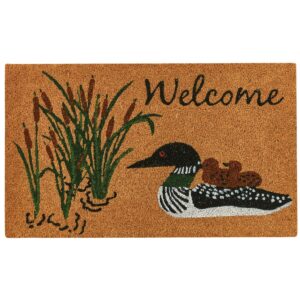 Rainy Lake Loon Doormat