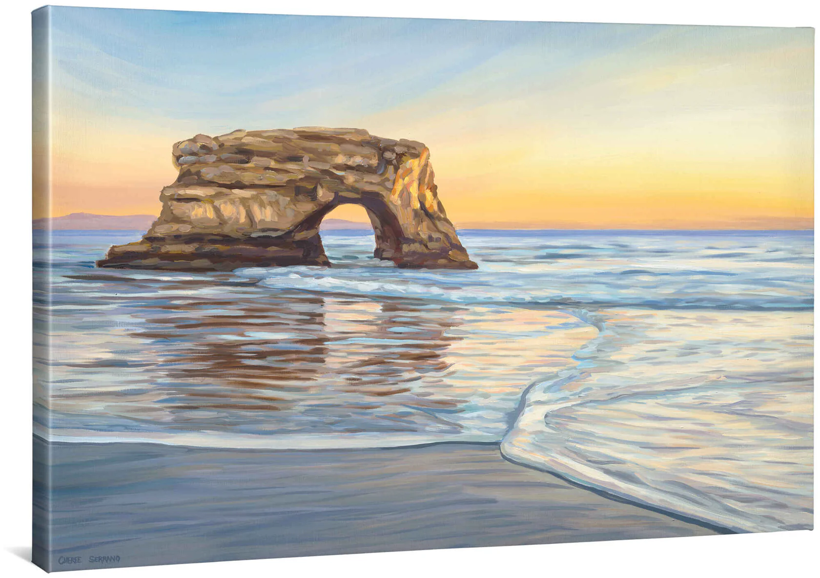 Santa Cruz - 24"H x 36"W Gallery Wrapped Canvas