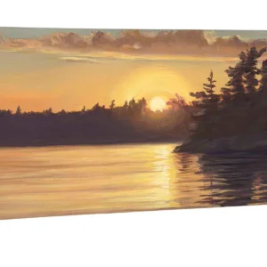 Setting Sun III - 12" x 26" Gallery Wrapped Canvas