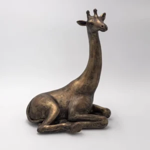 Sitting Giraffe Handmade Ceramic Sculpture by Bronwen Weber