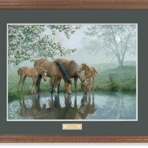 Sweet Spring - Horses - 17" x 23" GNA Premium Print