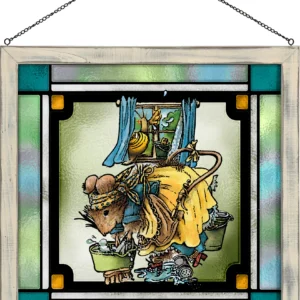 Teamwork and Tiny Bubbles - Framed Glass Art