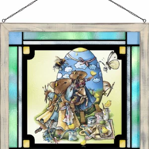 The Easter Egg Ensemble - Stained Glass Art