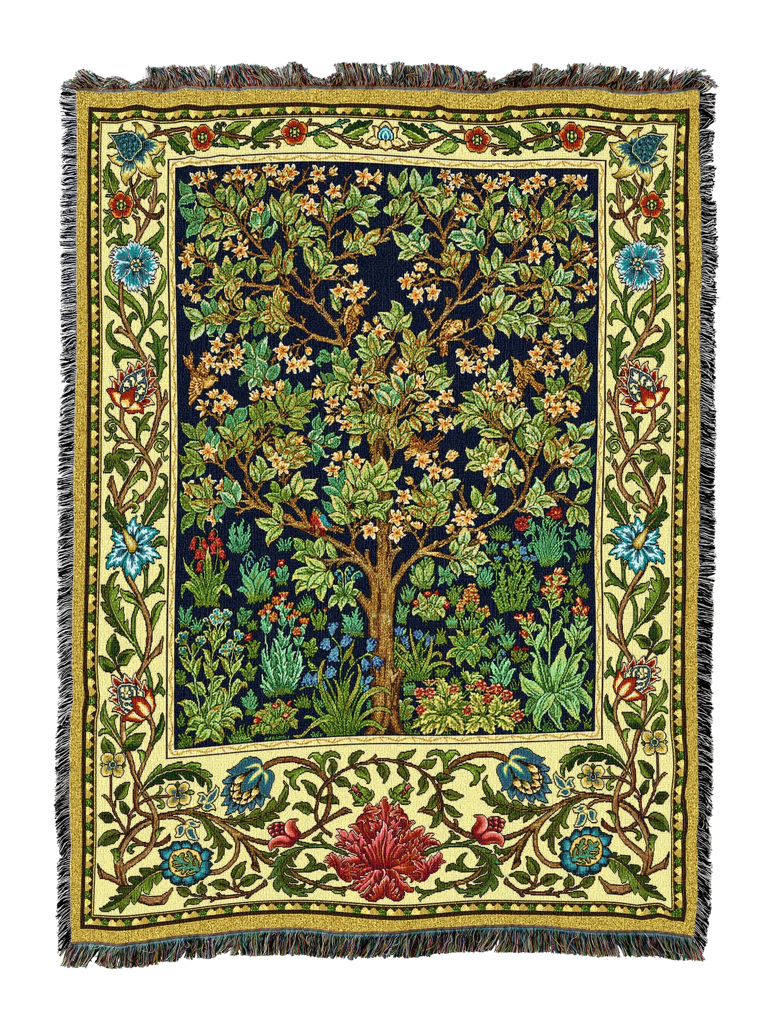 Tree Of Life by William Morris Blanket