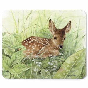 Waiting For Mom – Deer Fawn – Mouse Pad