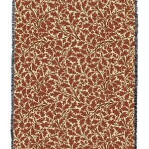 William Morris Oak Tree Blanket