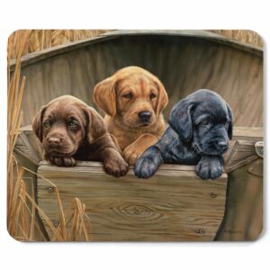 All Hands on Deck - Lab Puppies - Mouse Pad