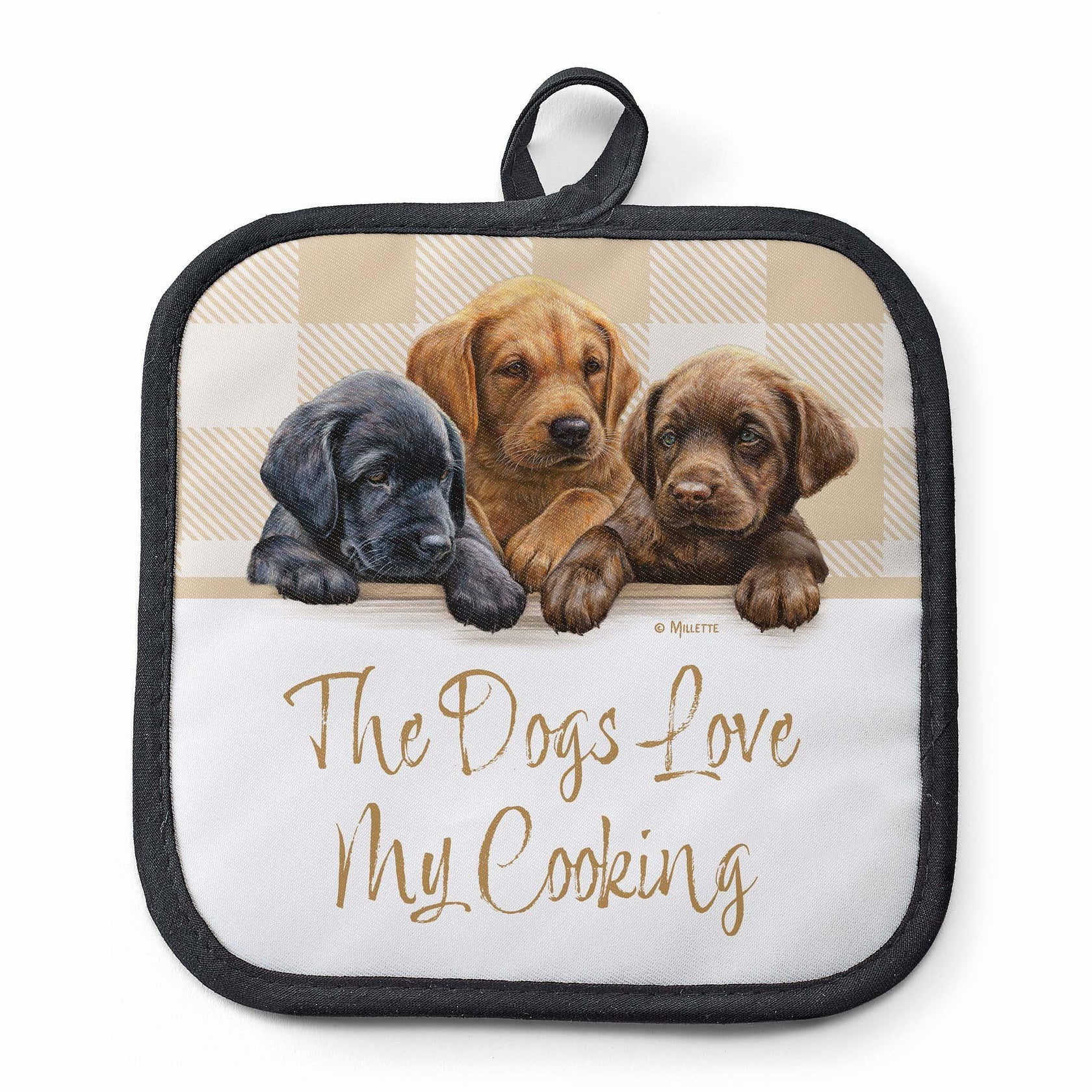 All Hands on Deck - Lab Puppies - Pot Holder