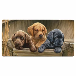 All Hands on Deck – Three Puppies – 2×4 Floor Mat