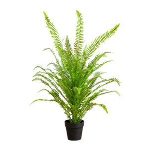 3-ft UV Resistant Artificial Real Touch Boston Fern Potted Plant (Indoor/Outdoor)