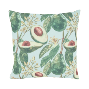 Avocados Outdoor Pillow – Green (18″ x 18″ Square)