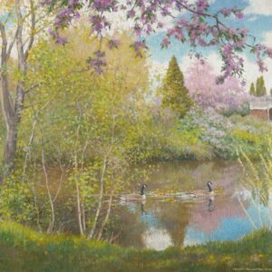 Blossom Time, Sacajawea Park - 11″ x 14″ Art Print