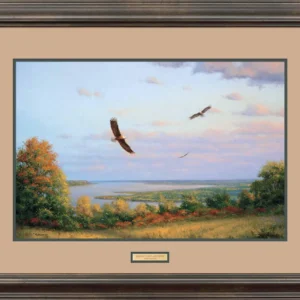 Eagles Over Lake Pepin - Limited Edition Paper