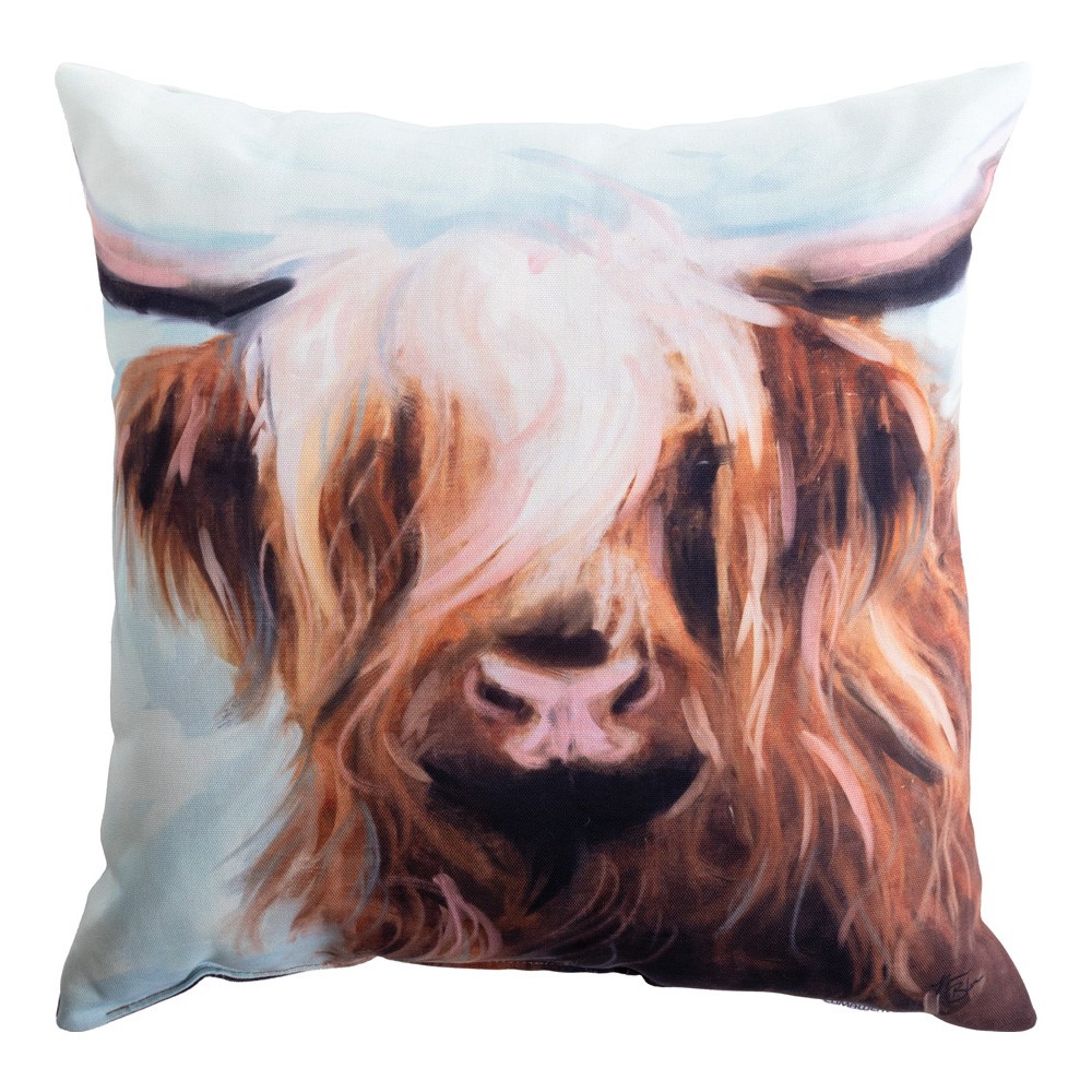 Highland Cow Climaweave Pillow 18" x 18" (Set of 2)