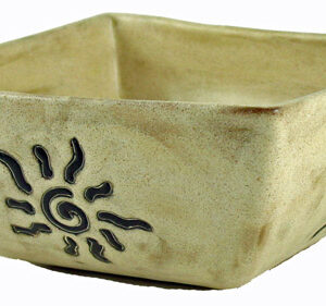 Mara Stoneware Square Bowls - Sunbursts (Available in 3 Sizes)