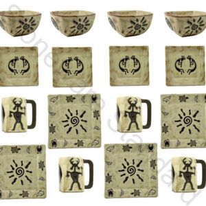 Mara Stoneware Square Dinnerware Set - Dream Spirit
