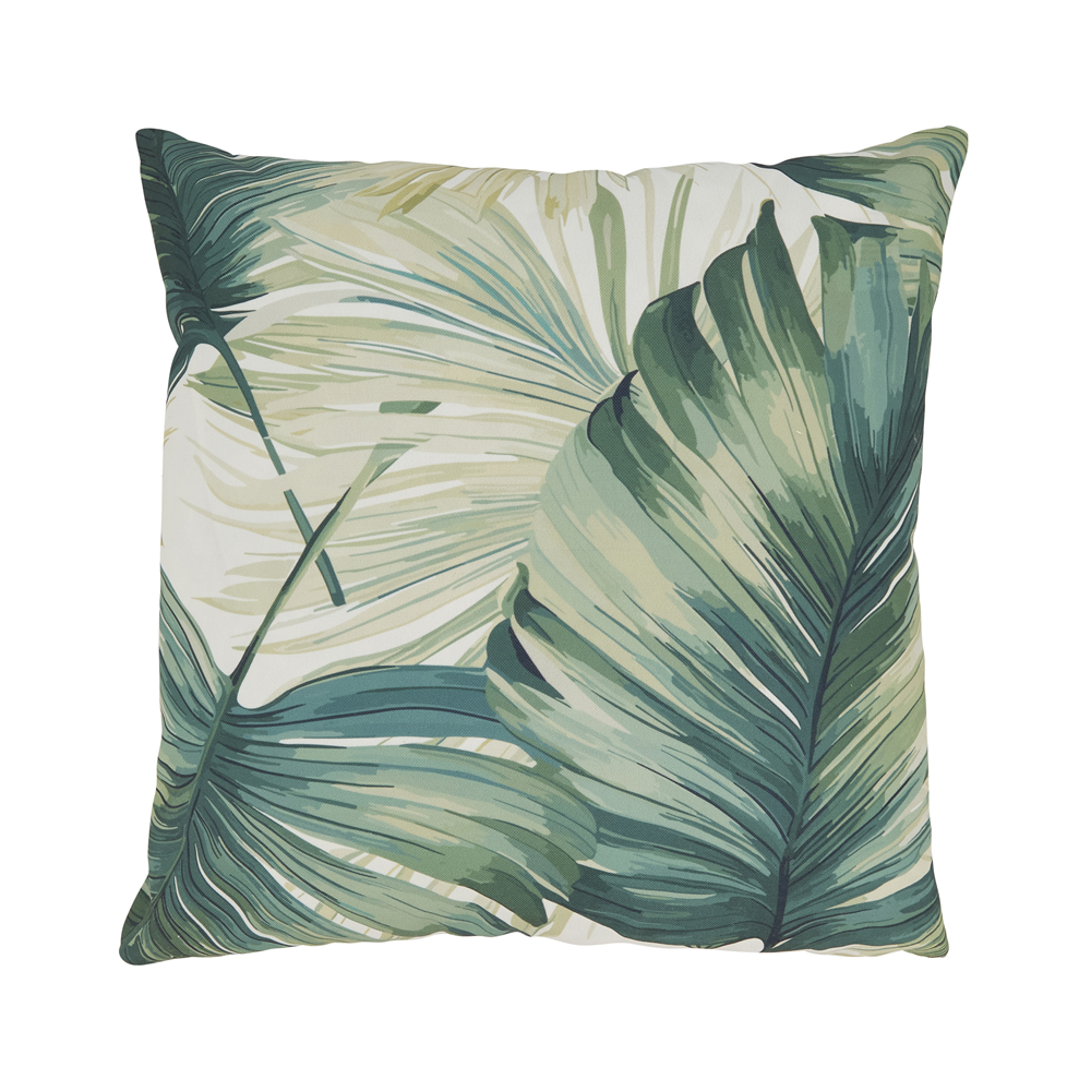 Monstera Outdoor Pillow - Green