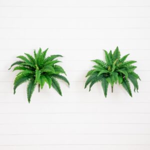32" Artificial Boston Fern - Set of 2