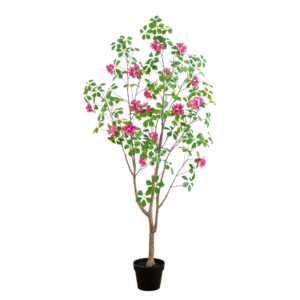 5' Artificial Dogwood Tree with Real Touch Leaves