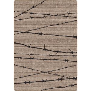 Barbed Wire - Natural - Western Area Rug