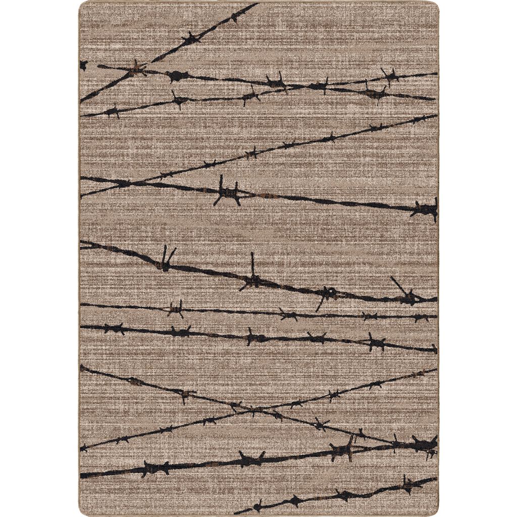Barbed Wire - Natural - Western Area Rug
