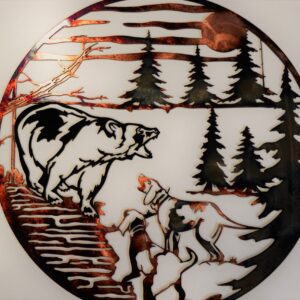 Bears Last Stand Metal Wall Art