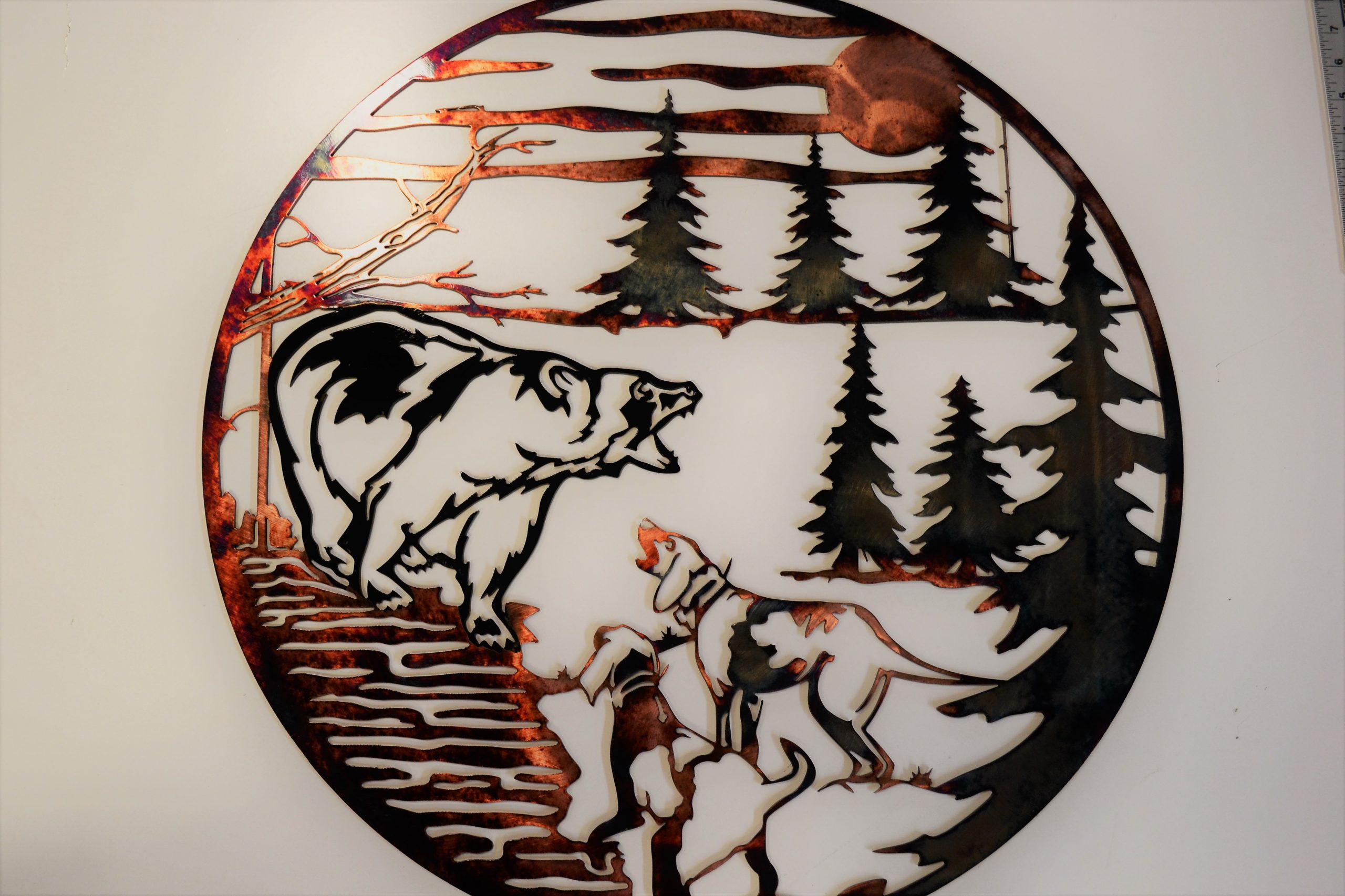 Bears Last Stand Metal Wall Art