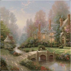 Beyond Spring Gate - 20" x 20" Gallery Wrapped Canvas