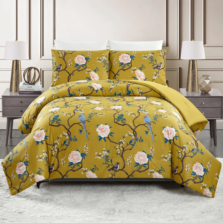 Bird Chinoiserie Comforter Set - Dee Ocleppo