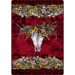 Briscoe - Red - Western Area Rug