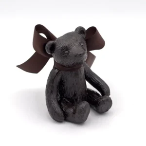 Cocoa Bear Ceramic Sculpture by Bronwen Weber