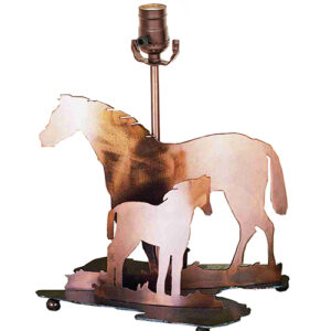 13.5" High Mare & Foal Table Base