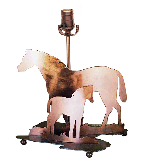 13.5" High Mare & Foal Table Base