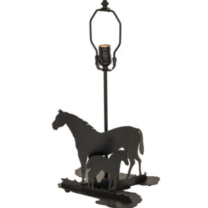 14" High Mare & Foal Table Base