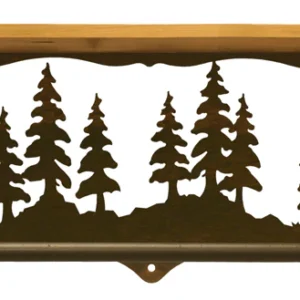Pine Forest 20" Hand Towel Bath Shelf