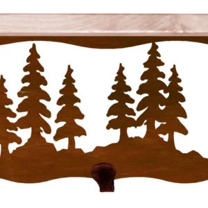 Pine Forest 20" Hook Shelf