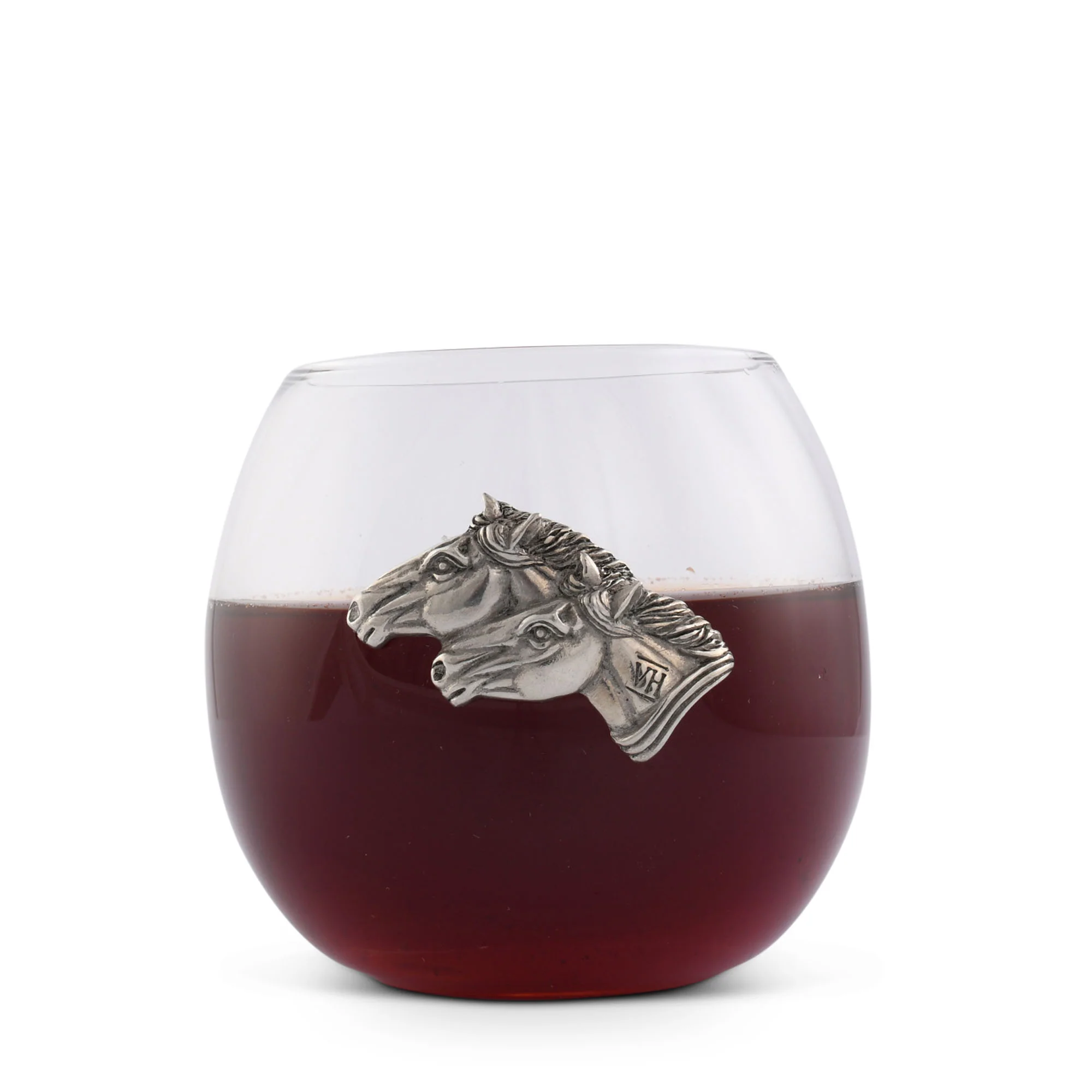 Running Horse Stemless Wine Glass