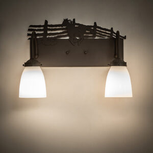 Running Horses 2-Light Vanity Light
