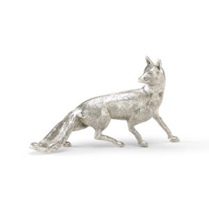 Silver Fox Figurine
