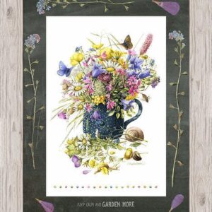 Speckled Blues - Framed Print