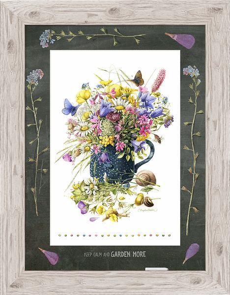 Speckled Blues - Framed Print